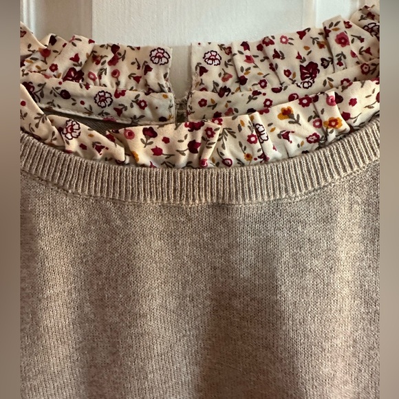 Loft Outlet Sweater with attached blouse. Size Large. - Picture 2 of 6